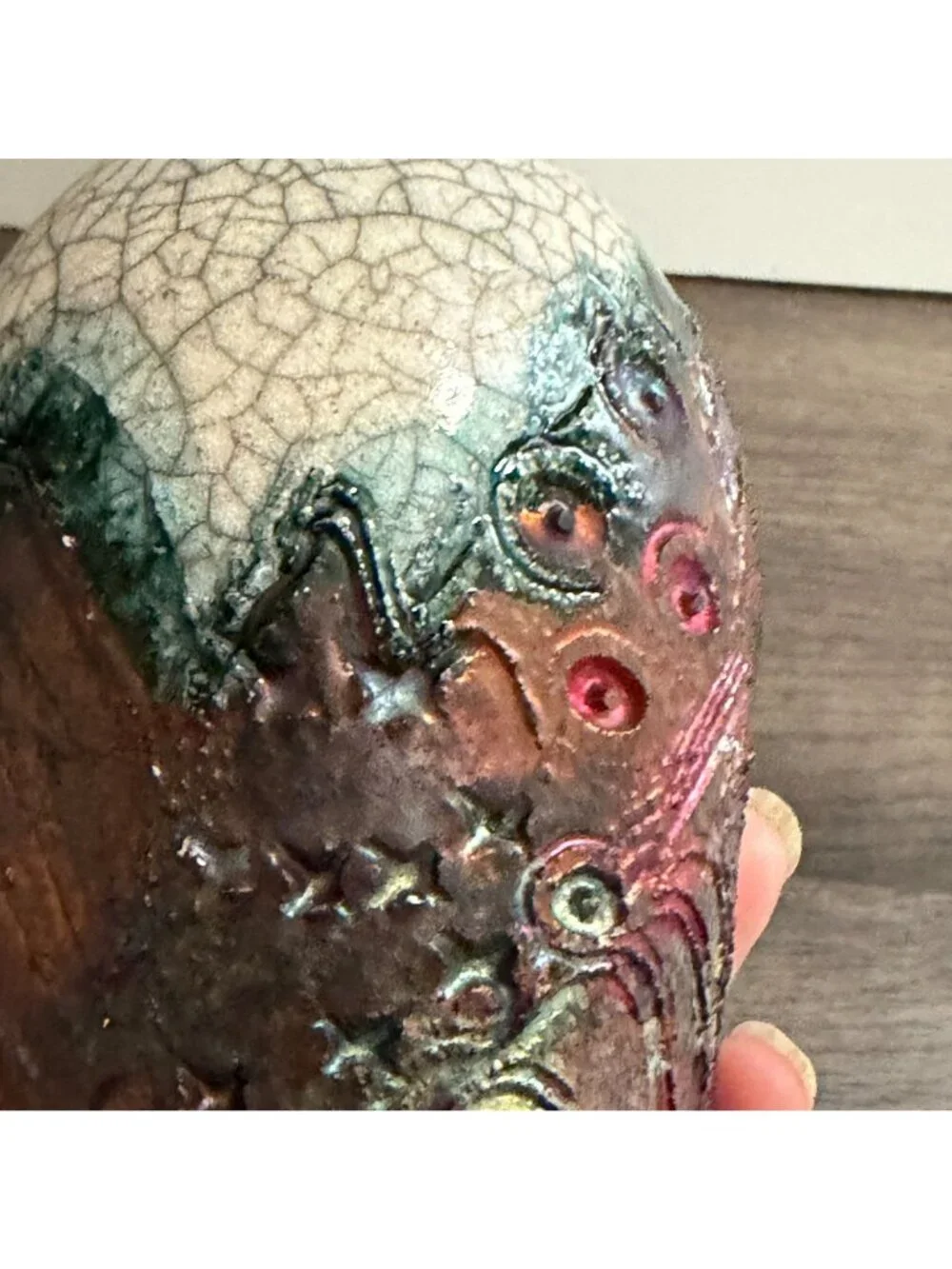 Bruce Odell Raku Studio Art Pottery 5.5